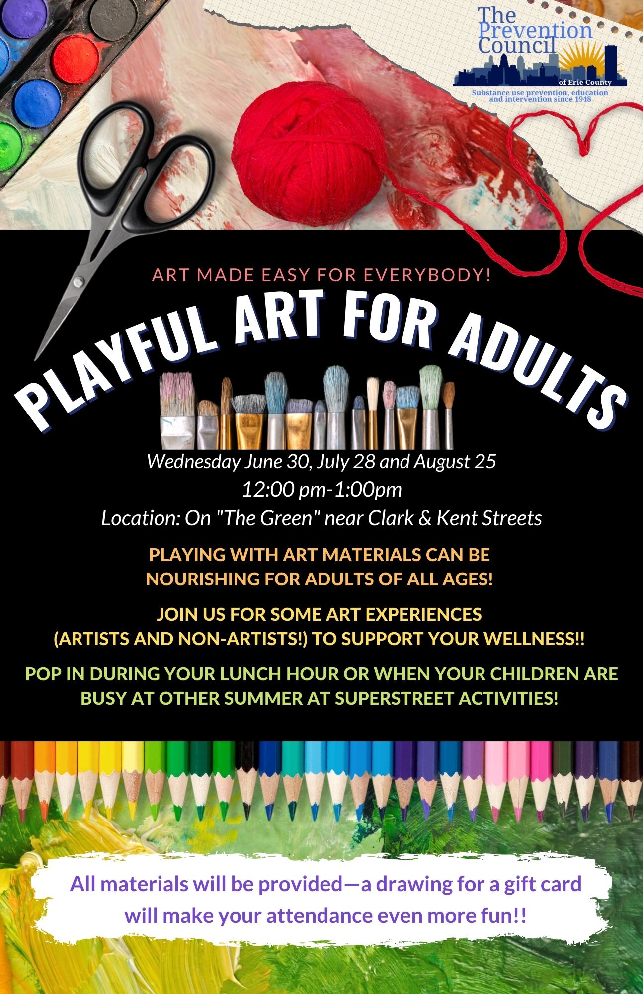 Painted Background Art Flyer